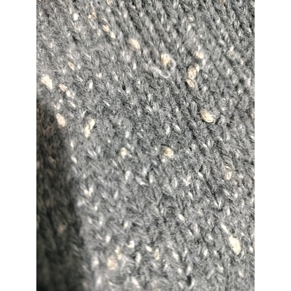 Banana Republic gray with metallic gold knitted sweater woman size small - Picture 4 of 6